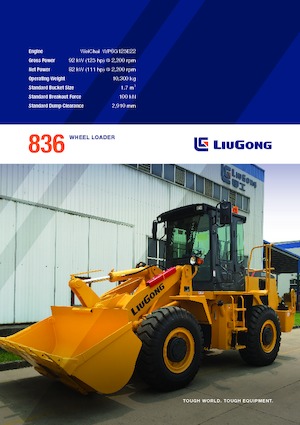 Ładowarki kołowe Liugong 836 