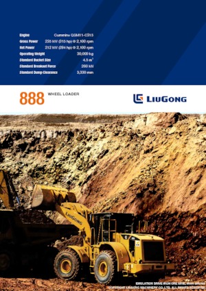 Ładowarki kołowe Liugong 888 