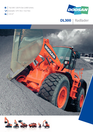 Ładowarki kołowe Doosan DL 300