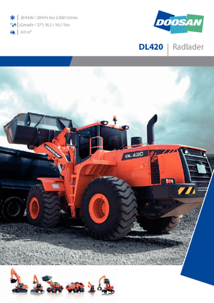 Ładowarki kołowe Doosan DL420-3