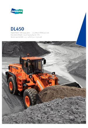 Ładowarki kołowe Doosan DL 450