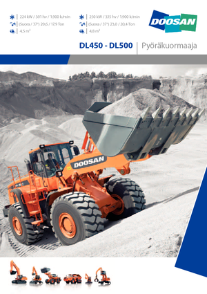 Ładowarki kołowe Doosan DL 500