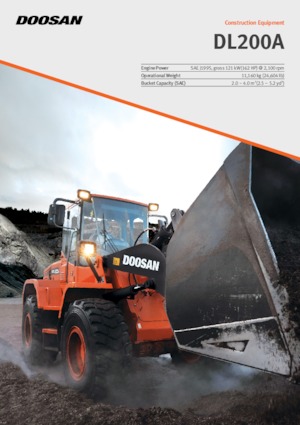 Ładowarki kołowe Doosan DL200A