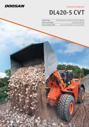 Ładowarki kołowe Doosan DL420-5CVT