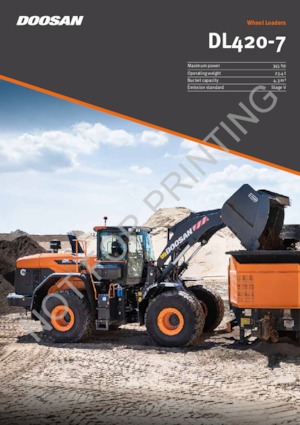 Ładowarki kołowe Doosan DL420-7