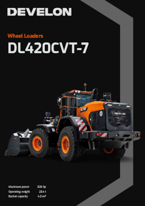 Ładowarki kołowe Develon DL420 CVT-7