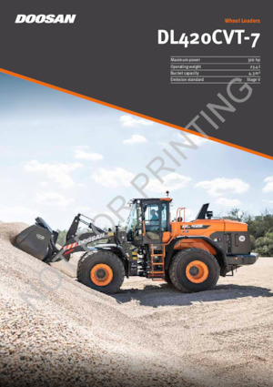 Ładowarki kołowe Doosan DL420CVT-7