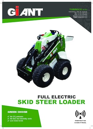 Ładowarki o sterowaniu burtowym Giant E-Skid