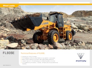 Ładowarki kołowe Foton Lovol FL935E-II