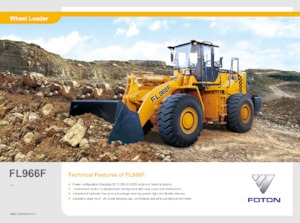 Ładowarki kołowe Foton Lovol FL966F-II