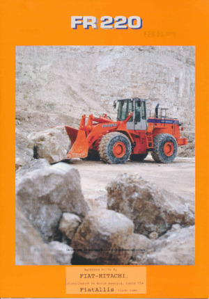 Ładowarki kołowe Fiat-Hitachi FR 220
