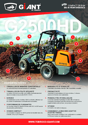 Ładowarki kołowe Giant G2500 X-tra HD