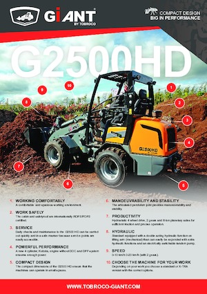 Ładowarki kołowe Giant G2500 X-tra HD