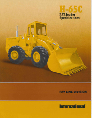 Ładowarki kołowe International Harvester H-65C