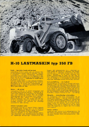 Ładowarki kołowe Volvo H10-350FB