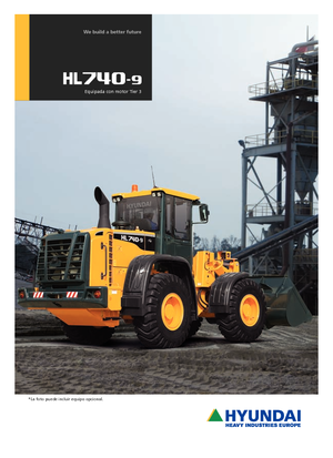 Ładowarki kołowe Hyundai HL 740-9