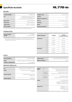 Ładowarki kołowe Hyundai HL 770-9 A