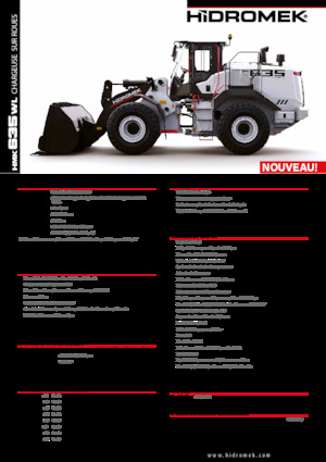 Ładowarki kołowe Hidromek HMK 635 WL