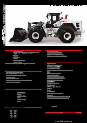 Ładowarki kołowe Hidromek HMK 640 WL