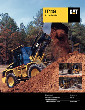 Ładowarki kołowe Caterpillar IT 14 G