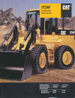 Ładowarki kołowe Caterpillar IT 24 F