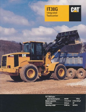 Ładowarki kołowe Caterpillar IT 38 F