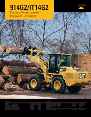 Ładowarki kołowe Caterpillar IT14G2