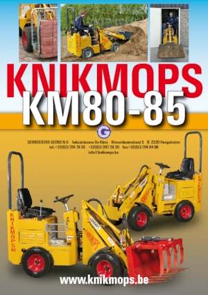 Ładowarki kołowe Gebr. Geens KM80