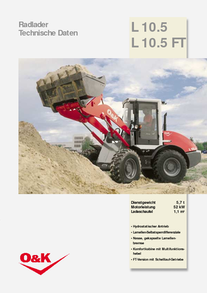 Ładowarki kołowe O&K L 10.5 FT