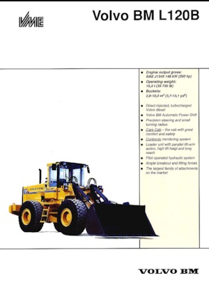 Ładowarki kołowe Volvo L 120 B