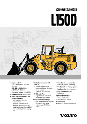 Ładowarki kołowe Volvo L150D