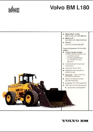 Ładowarki kołowe Volvo L 180