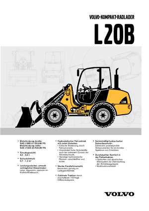 Ładowarki kołowe Volvo L20B