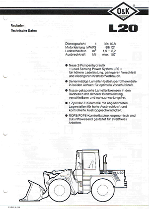 Ładowarki kołowe O&K L 20