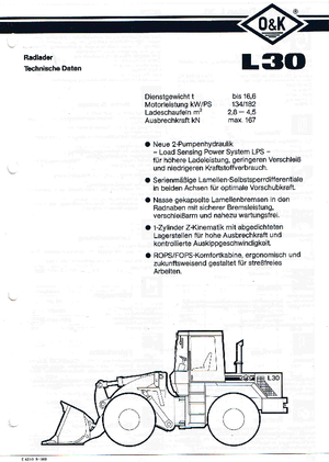 Ładowarki kołowe O&K L 30