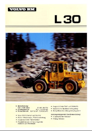 Ładowarki kołowe Volvo L 30