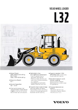 Ładowarki kołowe Volvo L 32