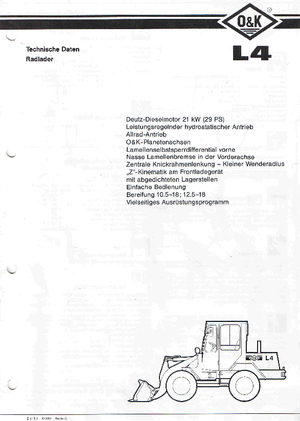 Ładowarki kołowe O&K L 4 C