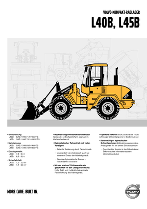 Ładowarki kołowe Volvo L45B TPS