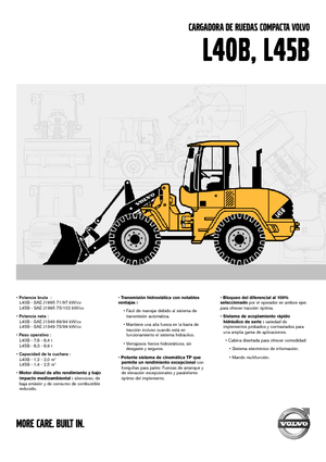 Ładowarki kołowe Volvo L40B TPS