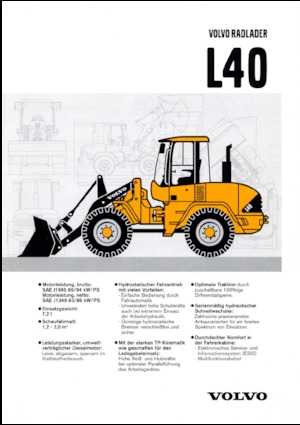 Ładowarki kołowe Volvo L 40