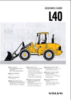 Ładowarki kołowe Volvo L 40