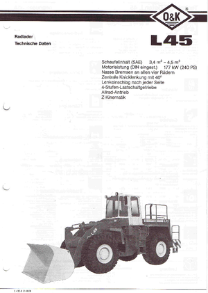 Ładowarki kołowe O&K L 45 B