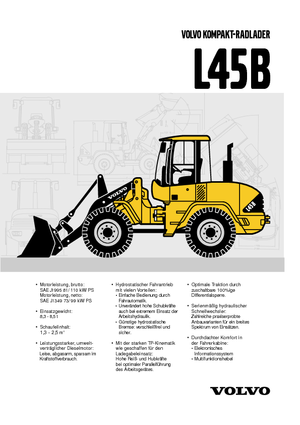 Ładowarki kołowe Volvo L 45 BTP