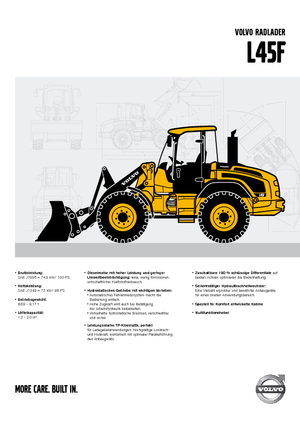 Ładowarki kołowe Volvo L45F