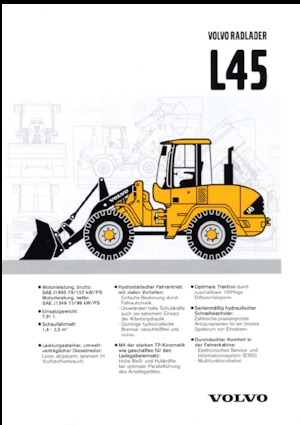 Ładowarki kołowe Volvo L 45