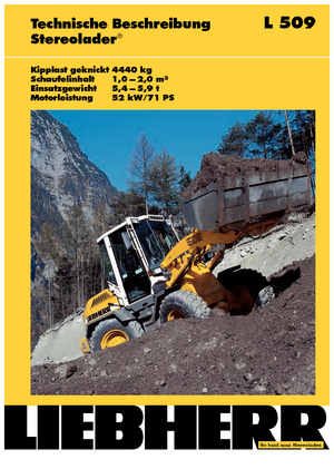 Ładowarki kołowe Liebherr L 508 Z-Stereo