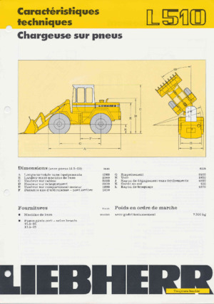 Ładowarki kołowe Liebherr L 510