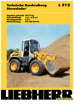 Ładowarki kołowe Liebherr L 512 P-Stereo