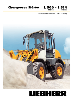 Ładowarki kołowe Liebherr L 506 Stereo